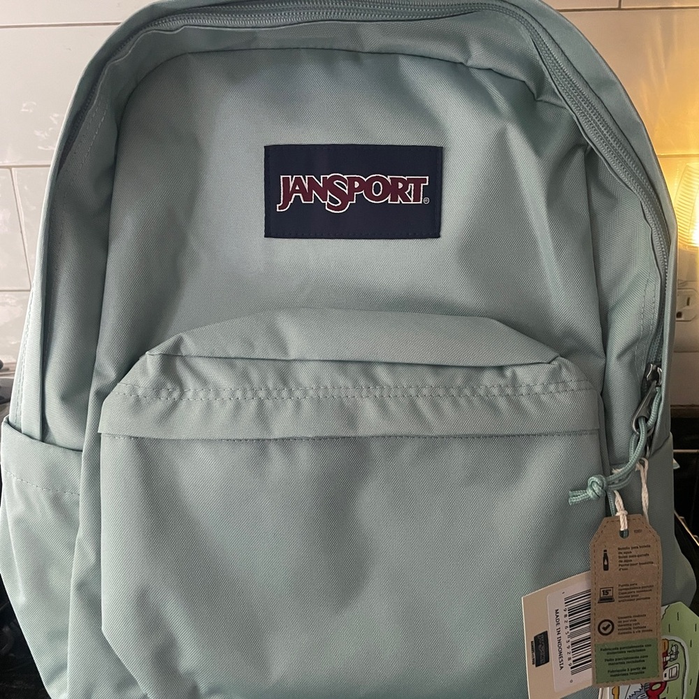 Jansport Backpack superbreak plus faded sage.